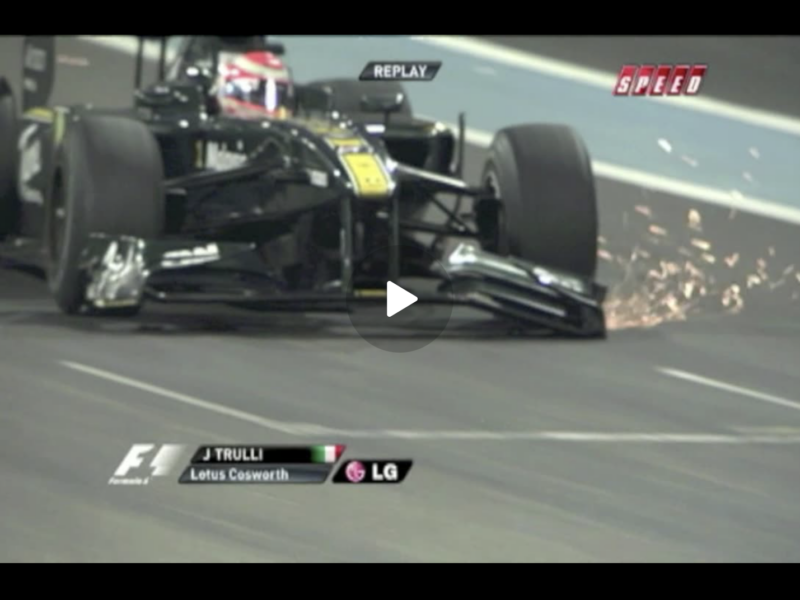 Formula 1 – Abu Dhabi Crashes and Mishaps – 2010